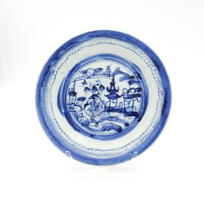 Nanking Chinese Export Plate, circa 1900