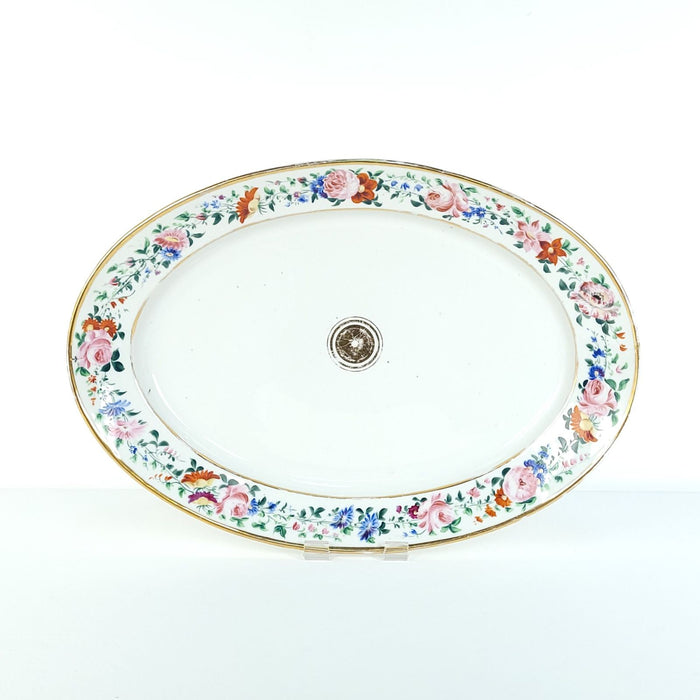Large Paris Porcelain Antique Platter, 19th century