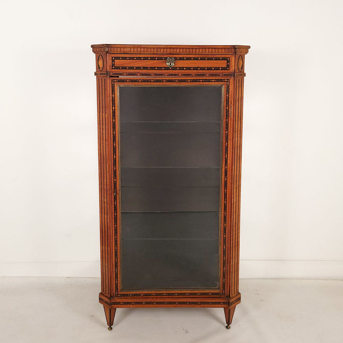 Neoclassical Inlaid Display Case or Vitrine, Sweden, Russia, or Germany, Early 19th Century
