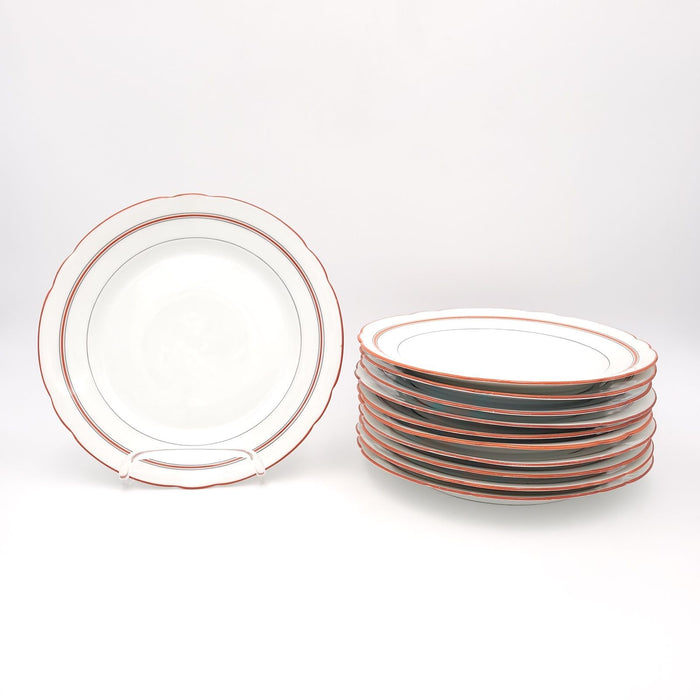 Set of Ten 19th-Century German Dinner Plates