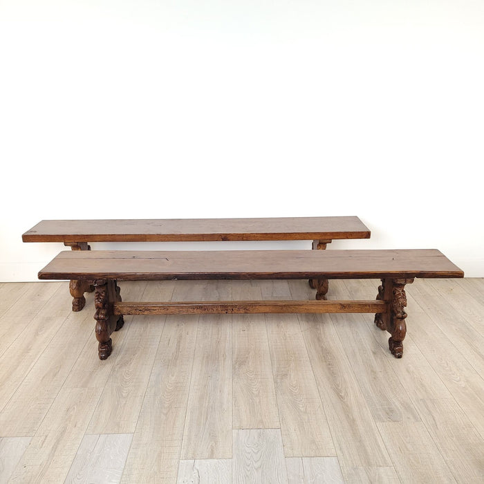 Pair of 19th-Century Continental Benches