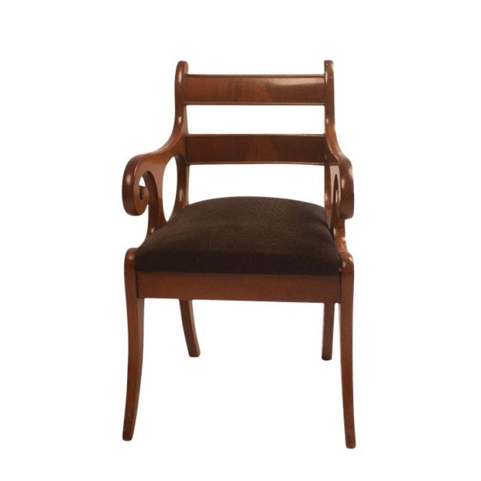 Early 19th Century French Louis Philippe Mahogany Armchair