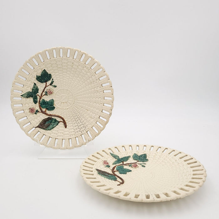 Pair of Creamware Plates, Germany circa 1830