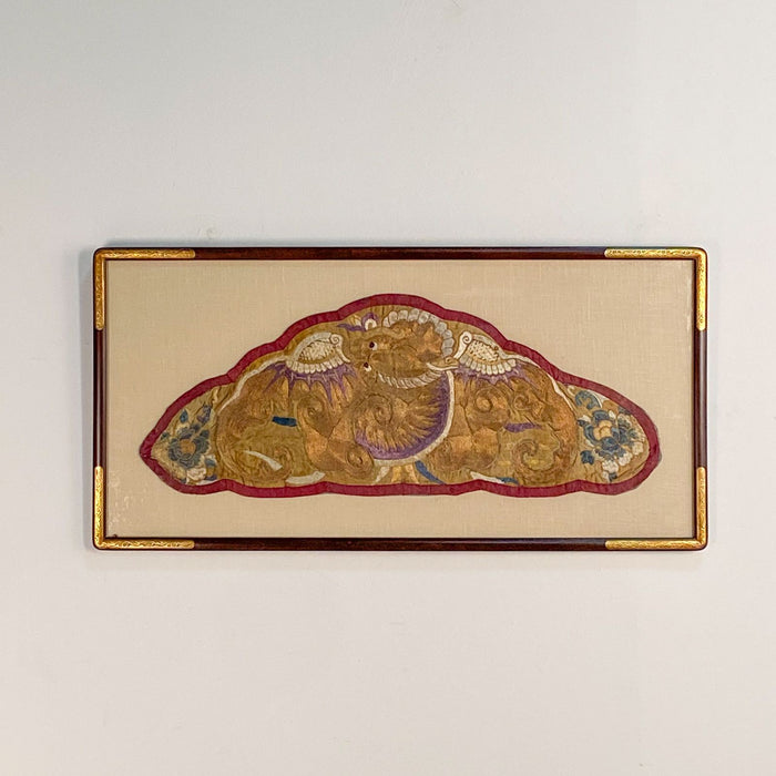 Sino-Tibetan Embroidery of a Dragon, 18th or 19th Century