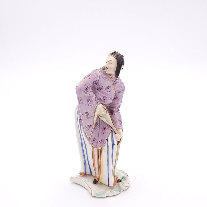 German Chinoiserie Porcelain Figure, 18th or 19th century