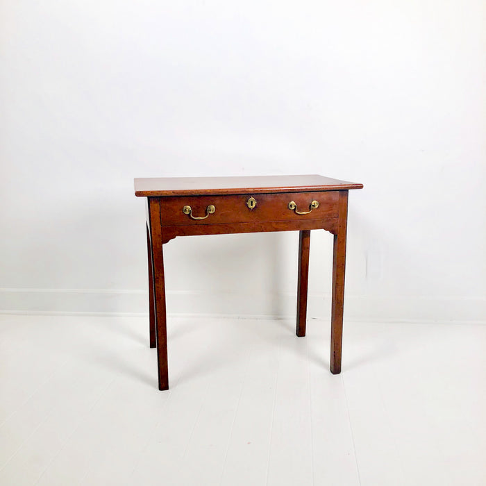 Chippendale Mahogany One Drawer Table, England circa 1780