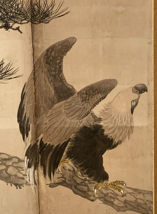 Meiji Period Screen, Japan Circa 19th Century