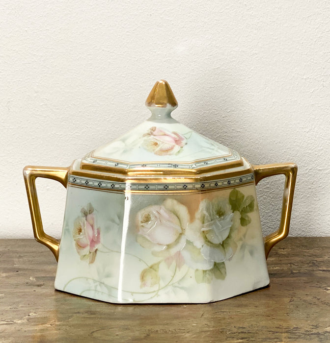 German Porcelain Covered Box, Circa Early 20th Century