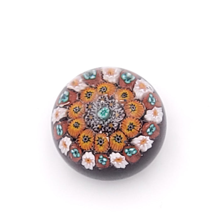 Vintage Paperweight in the Millefiori Pattern, England
