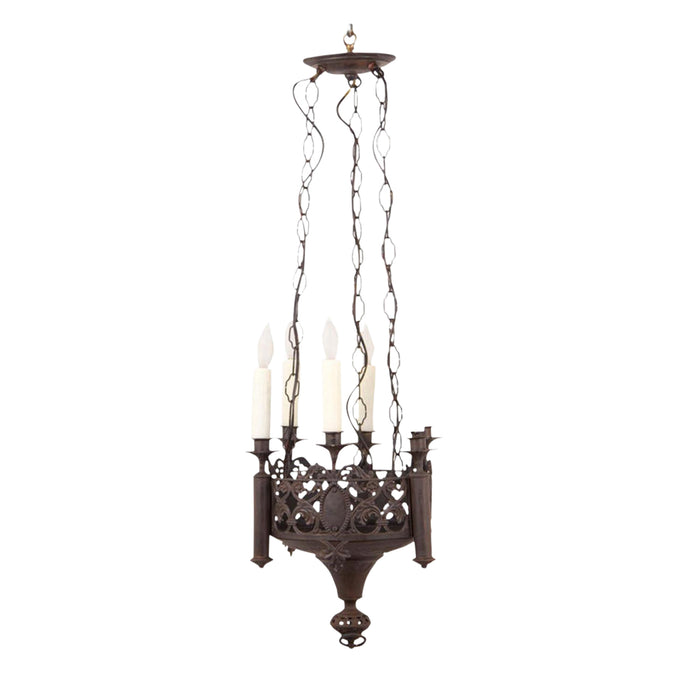 Gothic Revival Chandelier, France Circa 1870