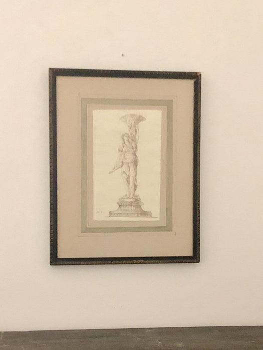 Drawing for a Torchere, England circa 1750
