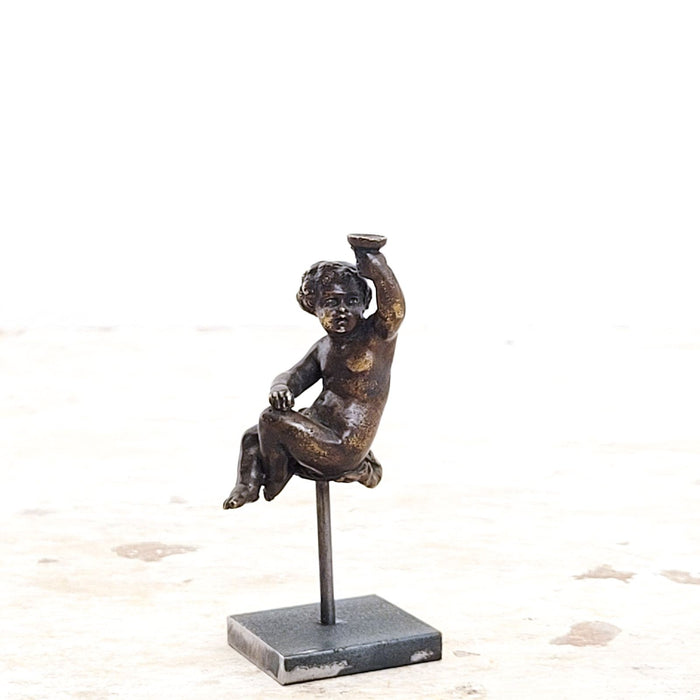 Small Bronze of Possibly a Young Bacchus, 17th or 18th c.