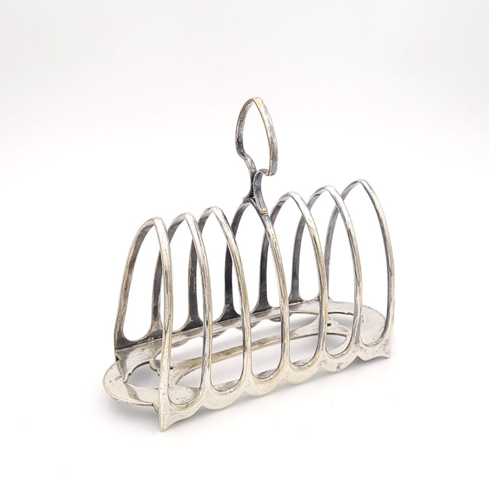 Silver Plate Toast Rack, England circa 1900