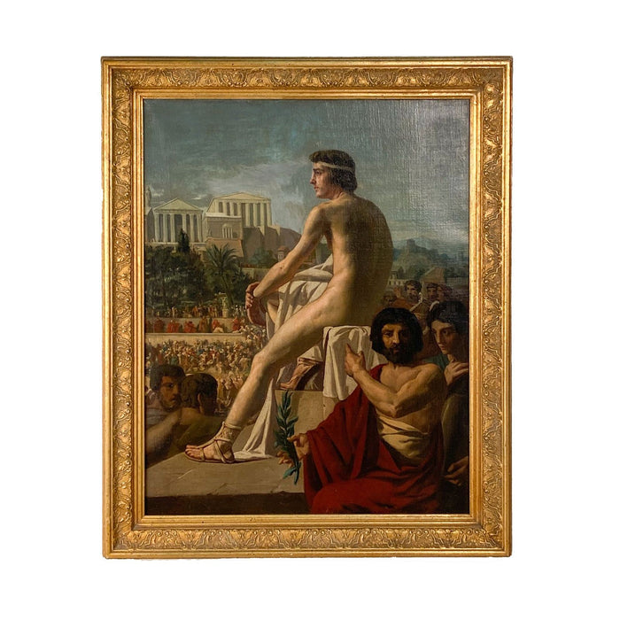 Neoclassical Grand Tour Italian Painting, circa 1840