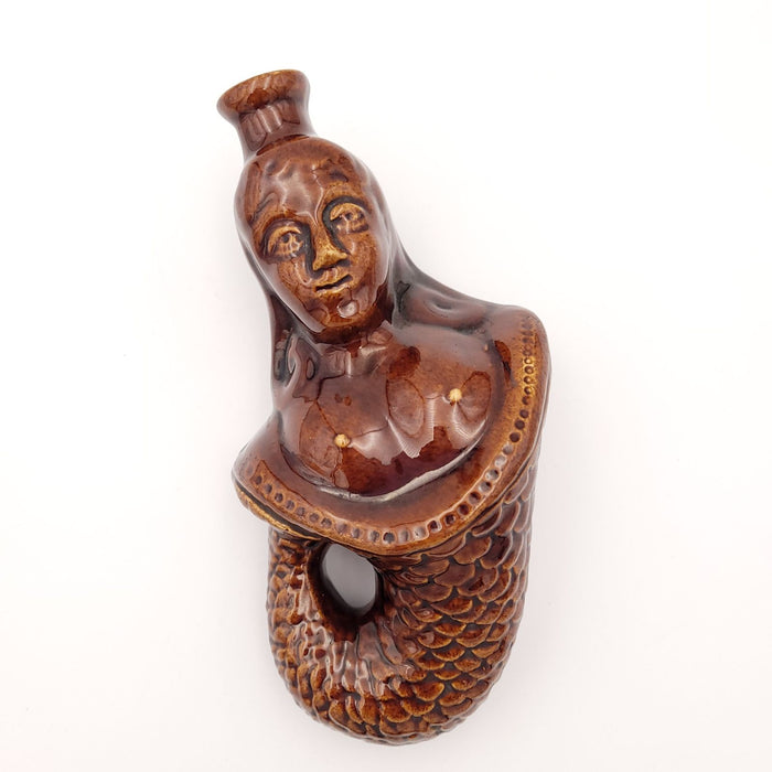 Rare Bennington Mermaid Flask, England circa 1840