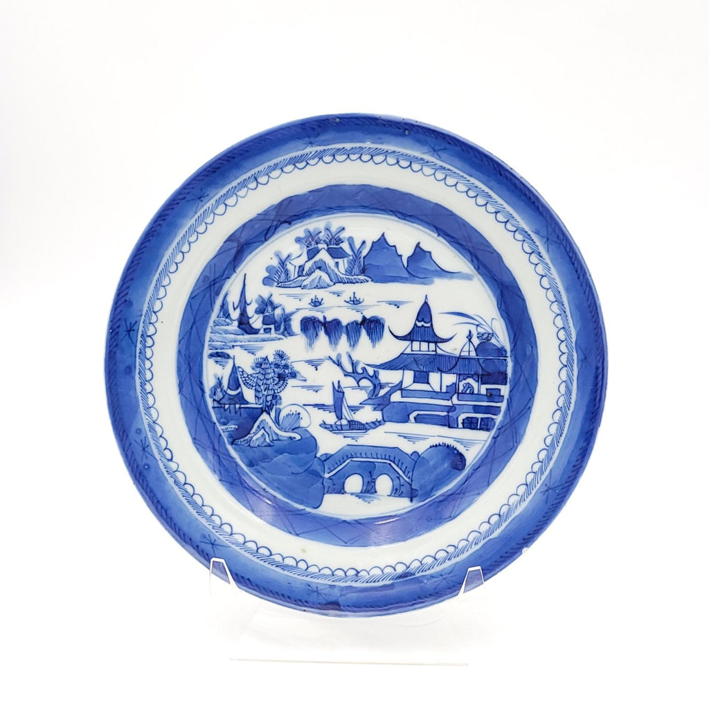 アンティーク 中国 Nanking Chinese Export Porcelain Plate, circa 1890 — Antique & Art