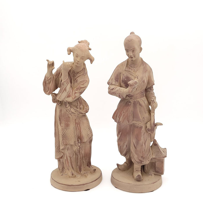 Pair of Decorative Chinoiserie Figures, circa 1940