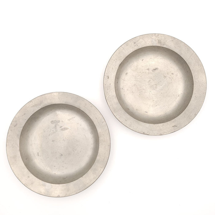 Pair of Pewter Plates, 18th or 19th century