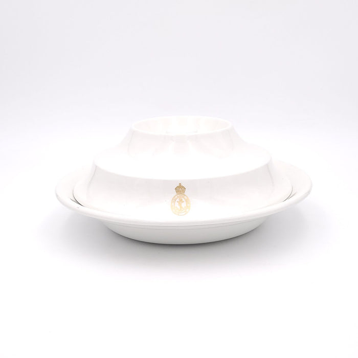 One of Four Covered Armorial Dishes, England circa 1953. Four Available, Priced Separately