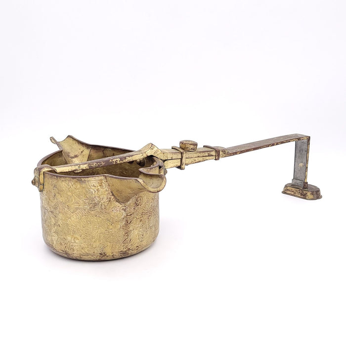 Edo Period Gilt Copper Tea Ceremony Water Pourer, Japan circa 1800