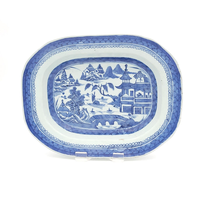 Blue and White Serving Dish, China circa 1860