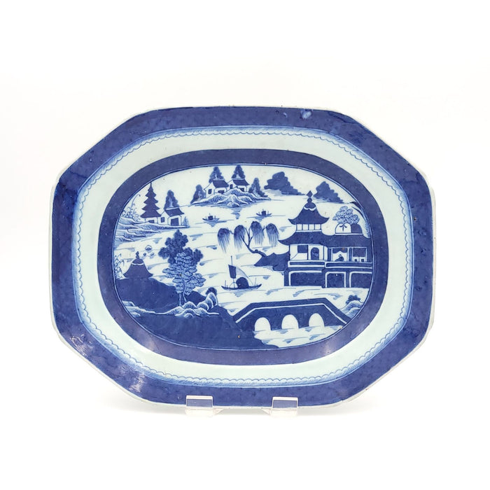 Nanking Octagonal Platter, China circa 1860