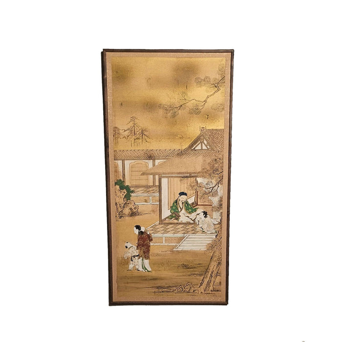 Large Meiji Painting, Japan circa 1870