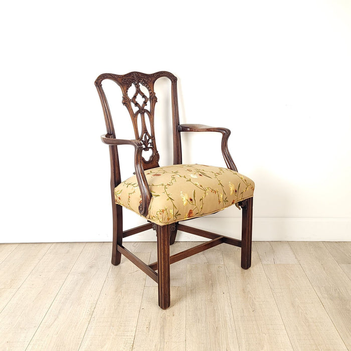 Victorian Chippendale Style Armchair