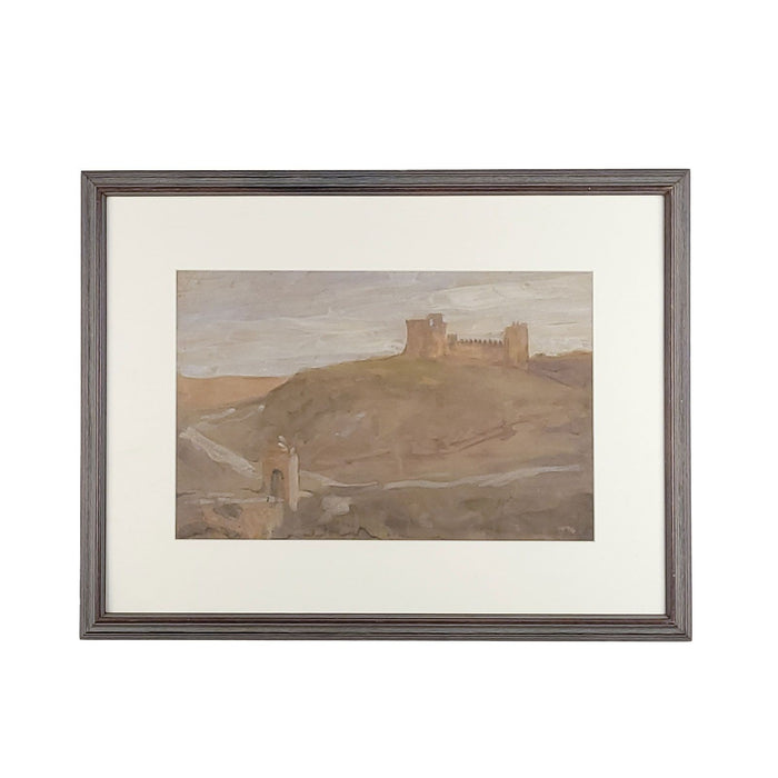 Pastel of Toledo, Spain, circa 1900