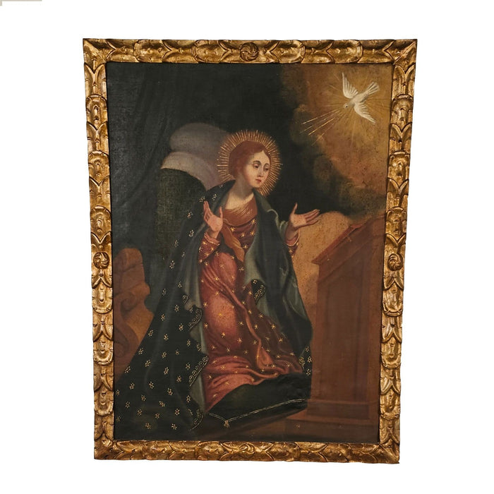 Spanish Painting of Madonna, 18th or 19th century