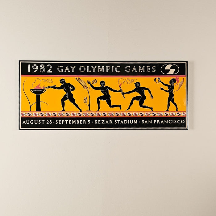 Rare 1982 Gay Olympic Games Poster