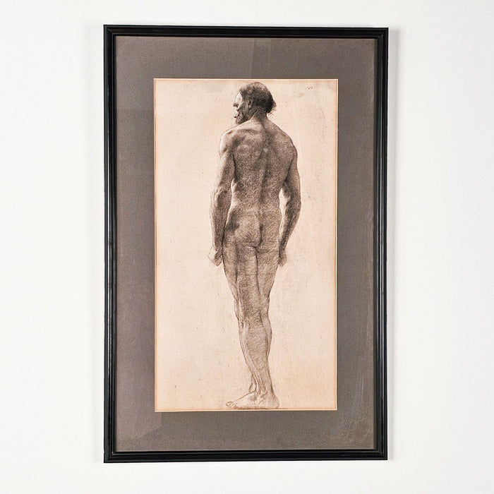 Large Academic Drawing by Gabriel Rodigue, France circa 1890