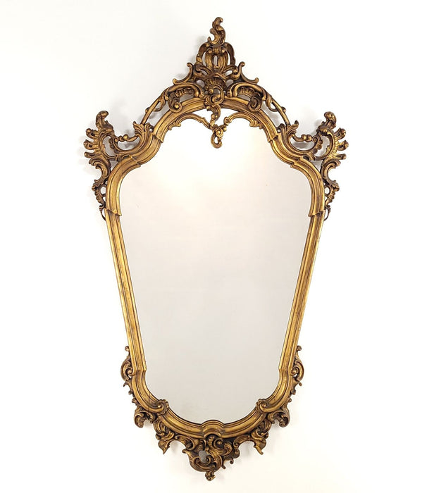 Vintage Italian Giltwood Mirror, circa 1920