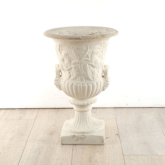 Painted Plaster Neoclassical Urn, Italy circa 1850