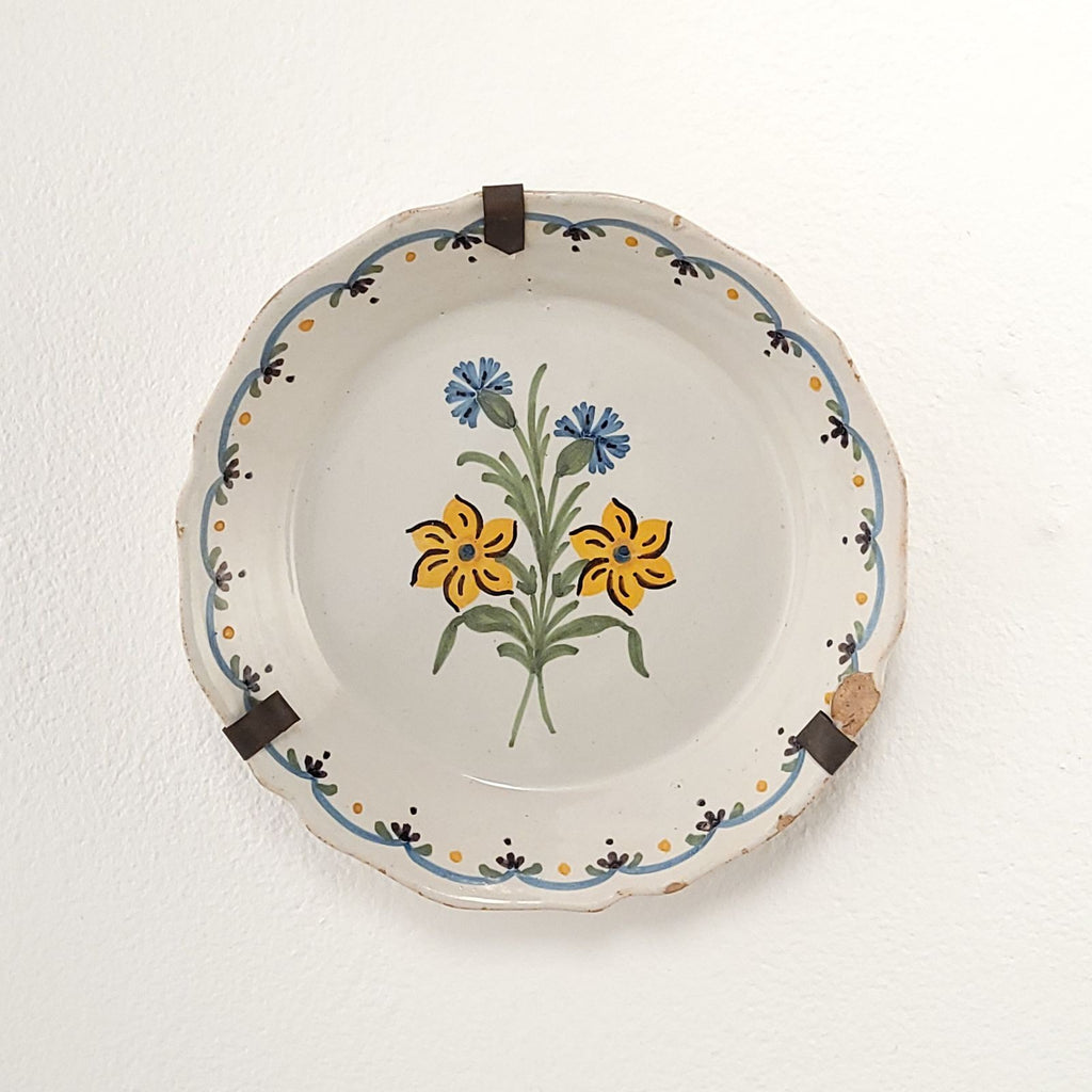 19th Century French Faïence Plate — Antique & Art Exchange