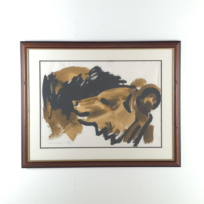 Study of a Bear for the Golden Bears by Tom Hardy, 1979