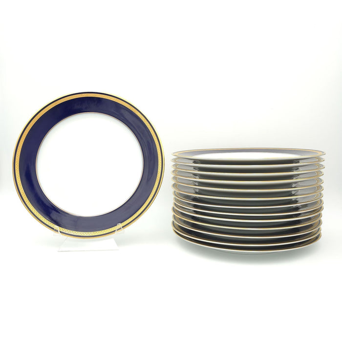 Set of Fourteen Hutschenreuther Dinner Plates, Germany circa 1950
