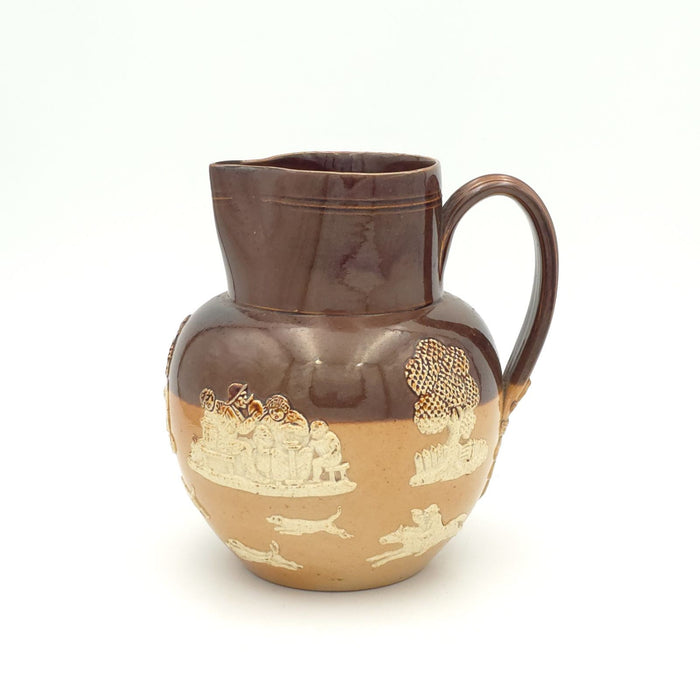 Doulton Bargeware Pitcher, England, 19th century