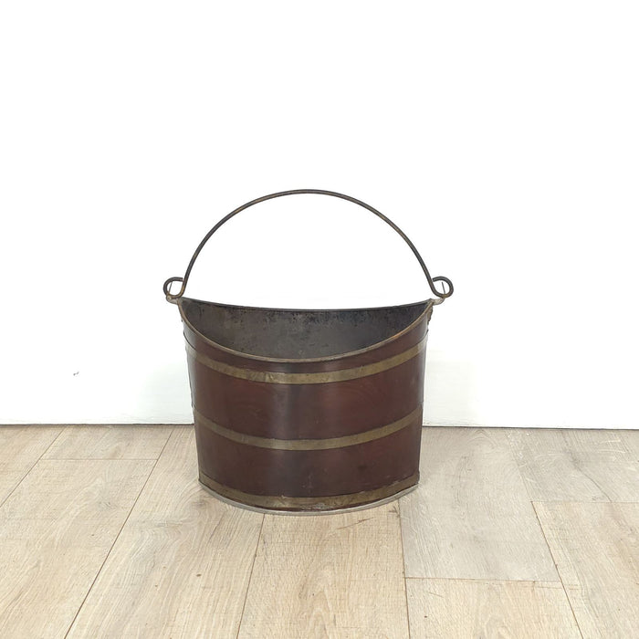 Tole Peat Bucket, England, 19th century