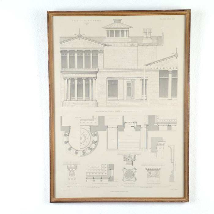 Detail of Holmwood, Scotland circa 1890