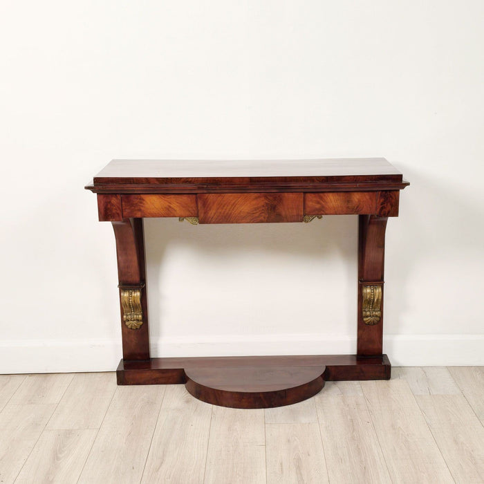 Baltic Neoclassical/Biedermeier Mahogany Console, Sweden circa 1830