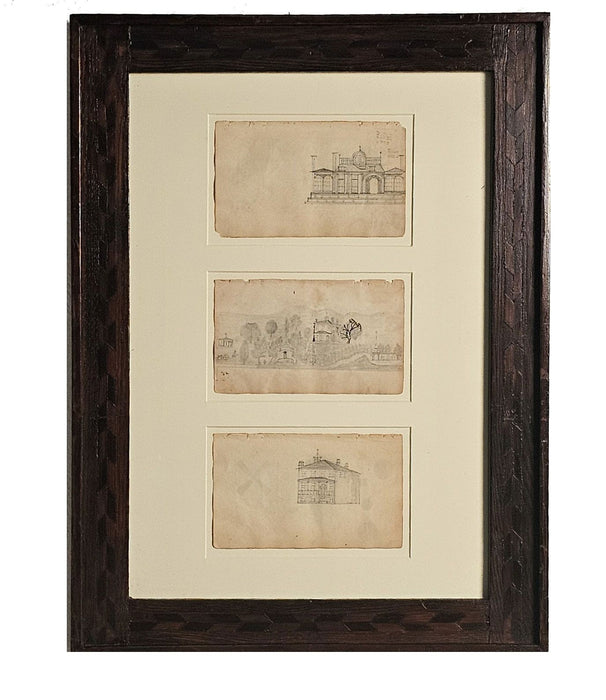 19th-Century Sketches of Buildings, U.S.A.