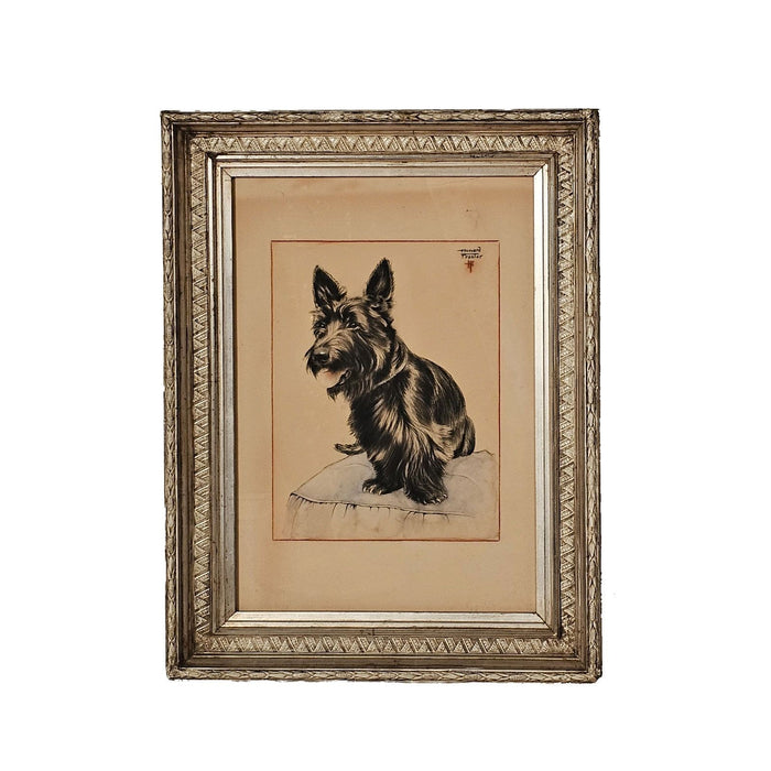 Print of a Scottie, U.S.A., 19th century