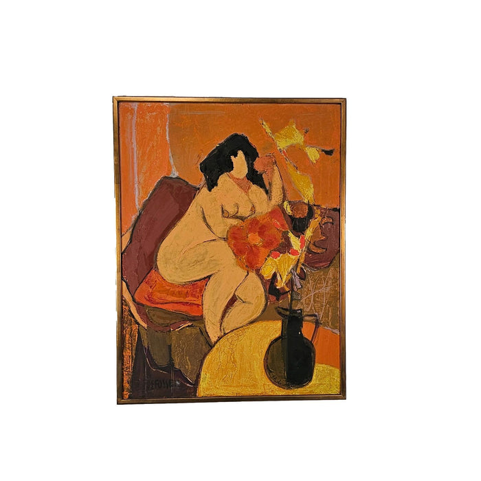 Post-War Painting by Alfred Defossez, circa 1956