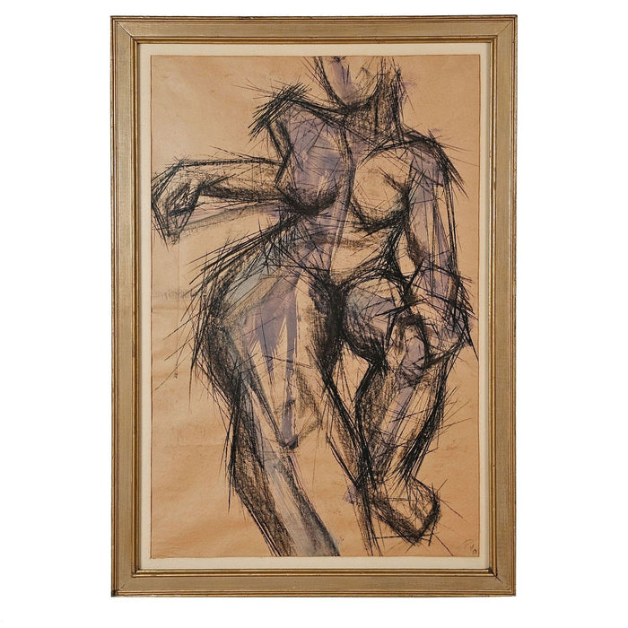 Drawing of a Seated Woman by Donald Stroh