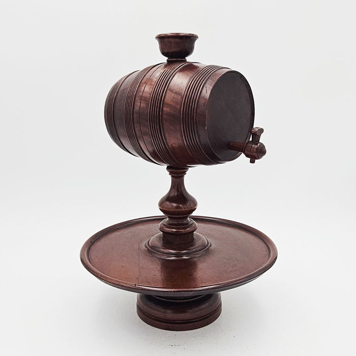 Treen Keg on Stand, England, late 19th / early 20th century