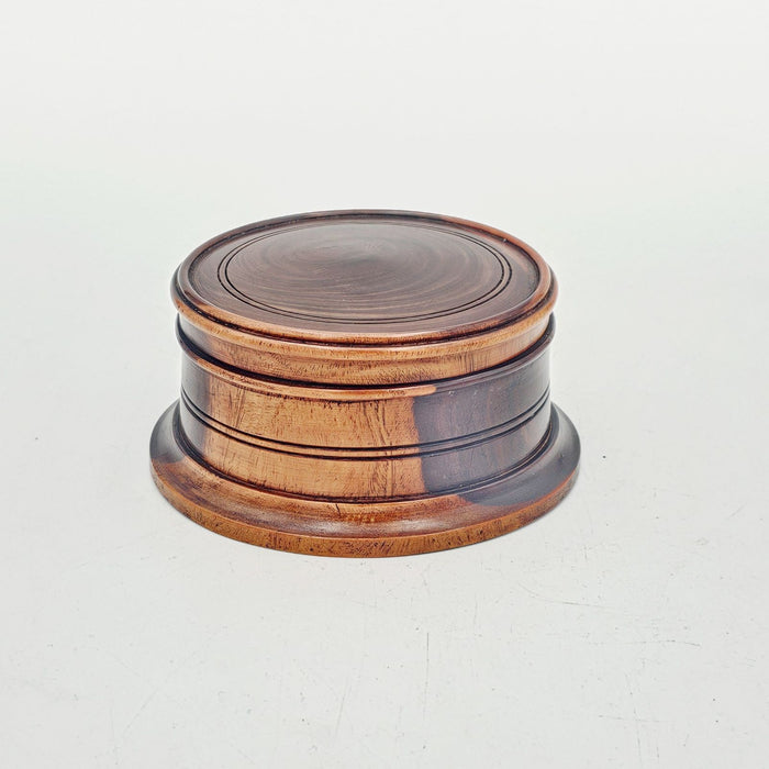 Treen Round Box, early 20th century, England