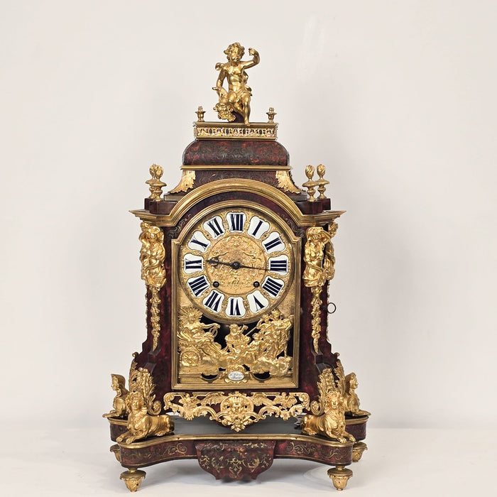 Louis XIV Boulle and Gilt Bracket Clock