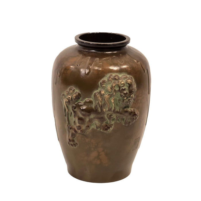 Bronze Vase, Japan, early 20th century