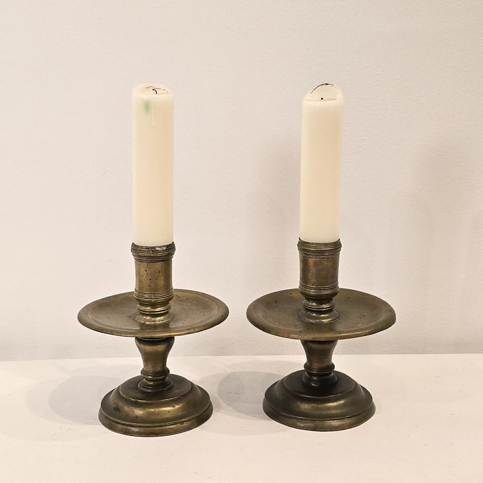 Pair of Baroque Candlesticks, Germany, 17th century